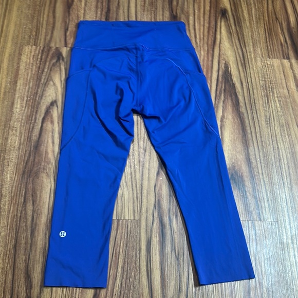 Lululemon Athletica Blue Leggings - Picture 2 of 2